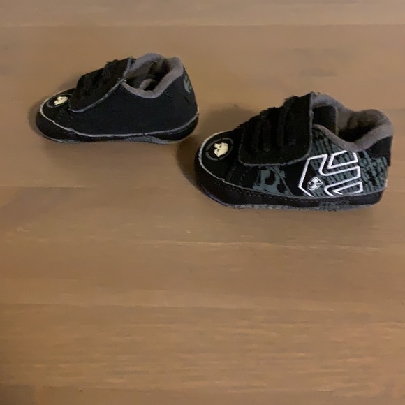 Etnies “Metal Mulisha” Black Shoes - Baby Size 2 - Picture 4 of 6